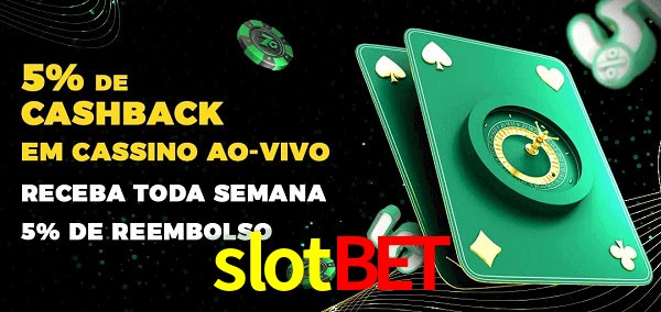 Promoções do cassino ao Vivo slotbet
